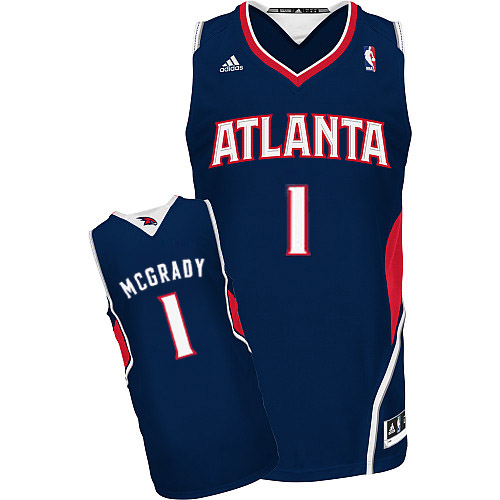 Men's  Atlanta Hawks #1 Tracy McGrady Jersey